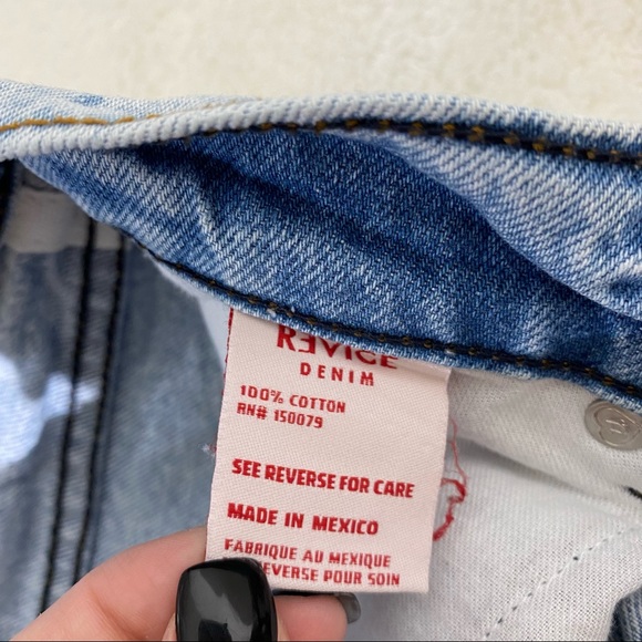 REVICE High Rise Light Wash Jeans - Picture 5 of 7